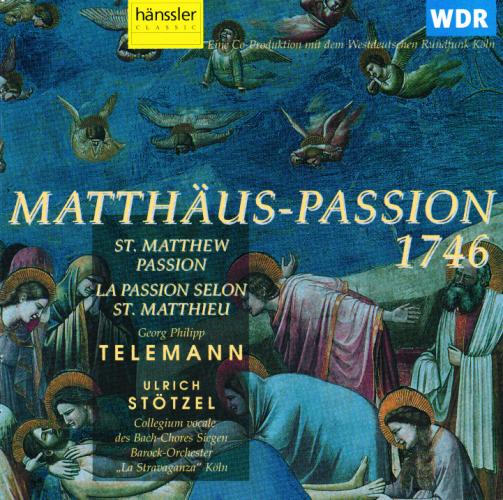 Telemann G P Matthäus Passion 1746 La Boîte à Musique