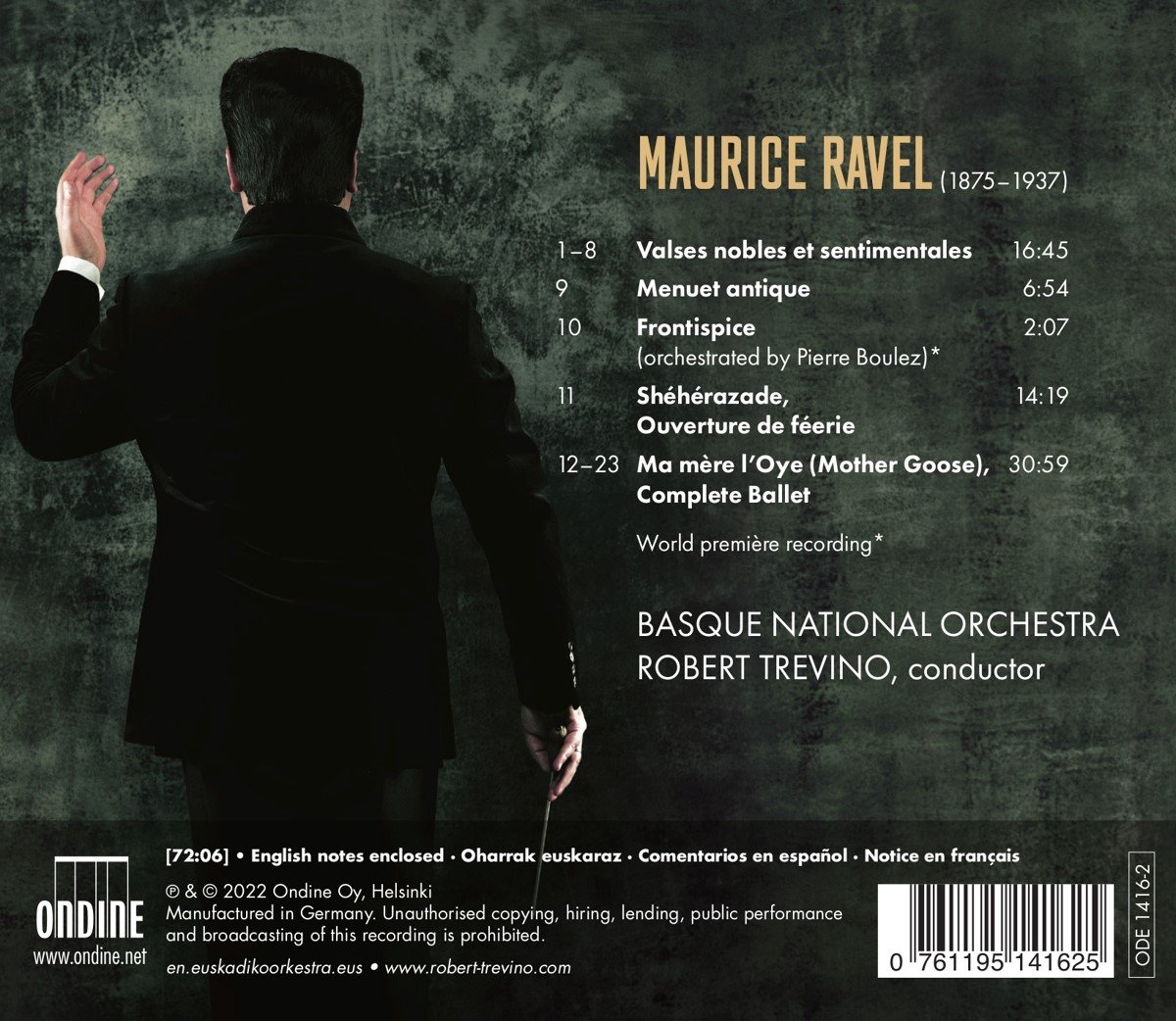 Ravel: Orchestral Works Vol.2 - Robert Trevino - La Boîte à Musique