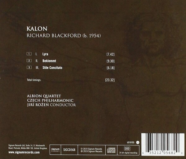 Blackford: Kalon - Albion Quartet