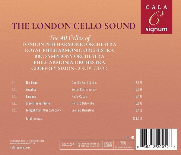 The London Cello Sound - Geoffrey Simon