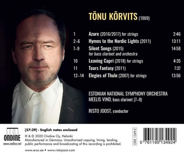 Tonu Korvits: Hymns To The Nordic Lights - Estonian National Symphony Orchestra