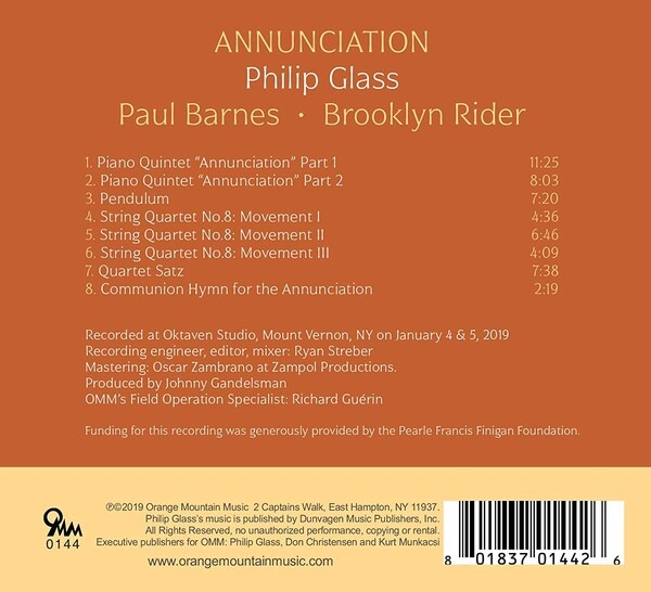 Philip Glass: Annunciation - Paul Barnes