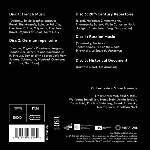 One Century of Music 1918-2018 - Orchestre de la Suisse Romande