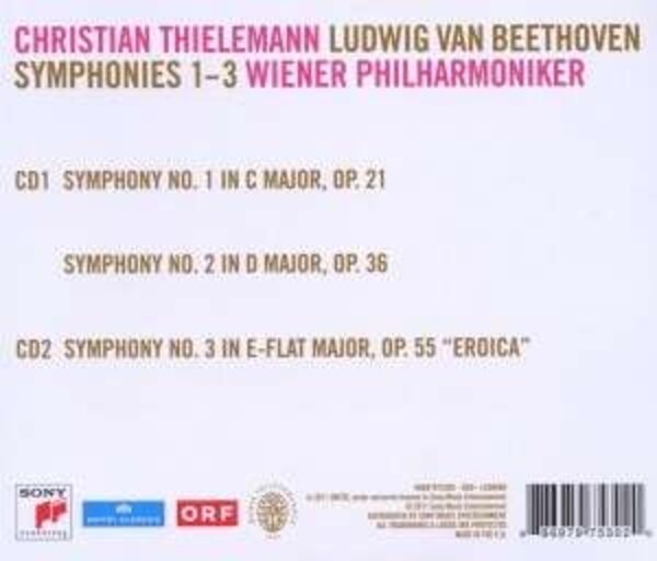 Beethoven: Symphonies Nos.1-3 - Christian Thielemann