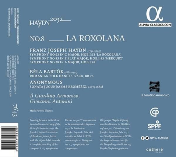 Haydn 2032 Volume 8: La Roxolana - Il Giardino Armonico