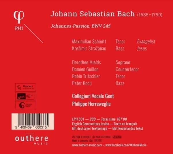 Bach: Johannes-Passion - Philippe Herreweghe