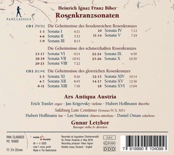 Biber: Rosary Sonatas - Ars Antiqua Austria