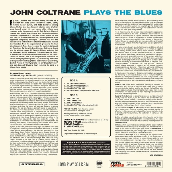 Plays The Blues (Vinyl) - John Coltrane