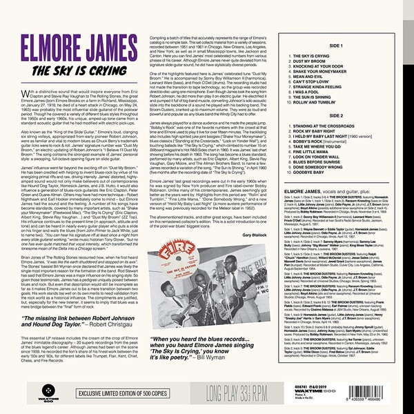 The Sky Is Crying (Vinyl) - Elmore James