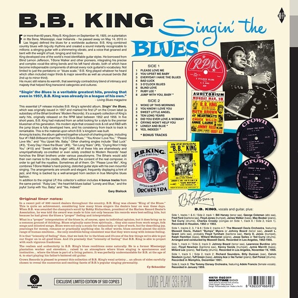 Singing The Blues (Vinyl) - B.B. King