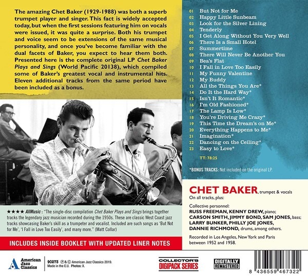 Chet Baker Plays And Sings