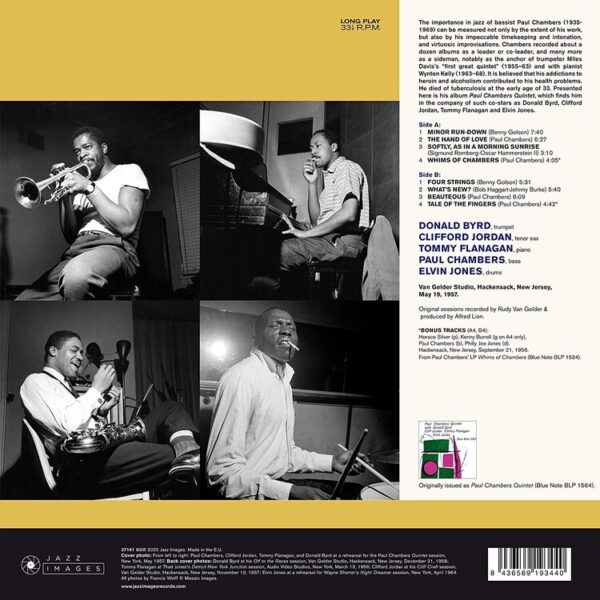 Paul Chambers Quintet (Vinyl) - Paul Chambers Quintet
