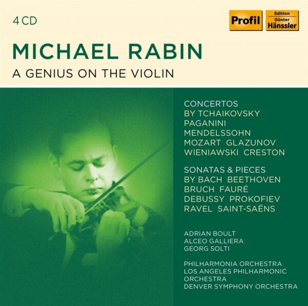 Tchaikovsky / Paganini / Wieniawsky Etc.: Michael Rabin - A Genius On The Violin - Michael Rabin
