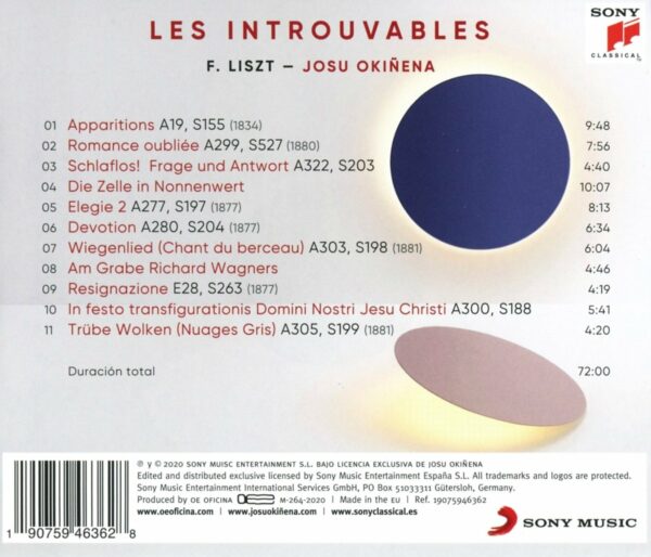 Franz Liszt: Les Introuvables - Josu Okinena