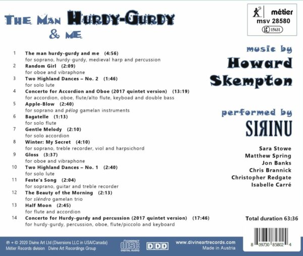 Howard Skempton: 'The Man, Hurdy-Gurdy & Me' - Sirinu