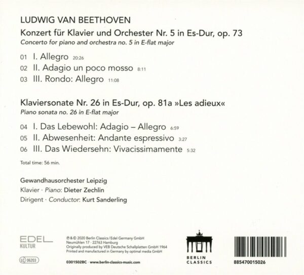 Beethoven: Piano Concerto No.5 (2020) - Kurt Sanderling