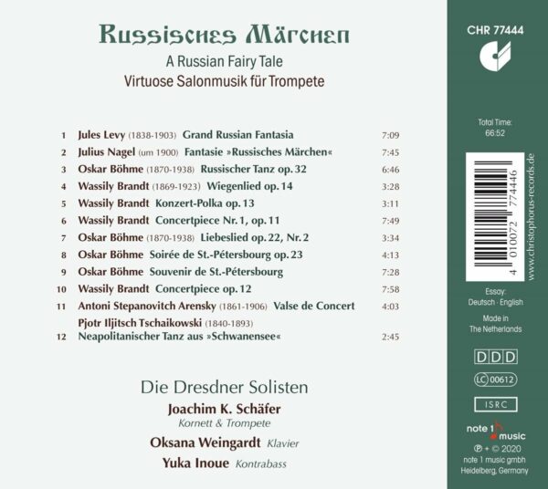 A Russian Fairy Tale, Virtuosic Salon Music For Trumpet - Die Dresdner Solisten