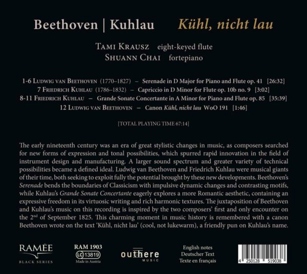 Beethoven / Kuhlau: Kühl, Nicht Lau - Tami Krausz