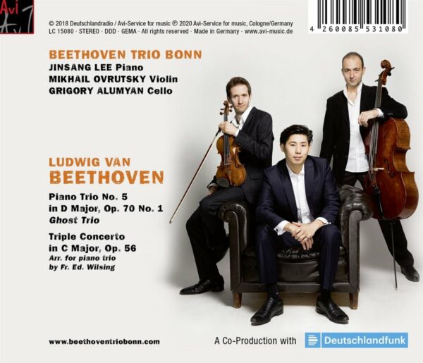 Beethoven: Ghost Trio & Triple Concerto - Beethoven Trio Bonn