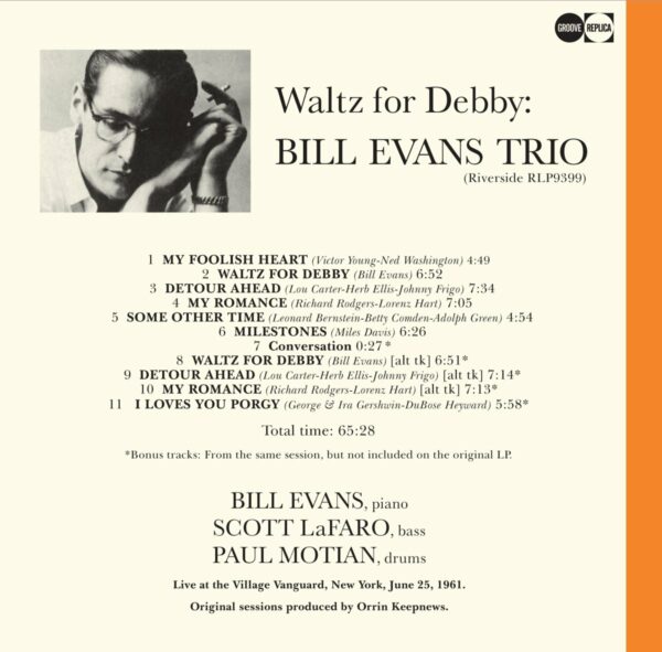 Waltz For Debby (Vinyl) - Bill Evans Trio