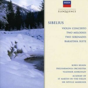 Sibelius: Violin Concerto - Boris BelkinPhilharmonia OrchestraVladimir Ashkenazy; Academy of St. Martin in the FieldsNeville Marriner