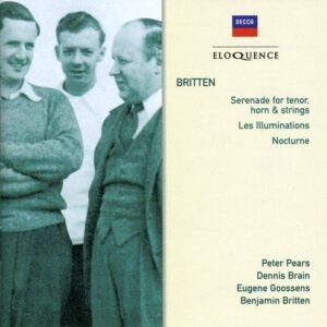 Britten : Serenade for Tenor, Horn & Strings, Les Illuminations, Nocturne - Peter Pears