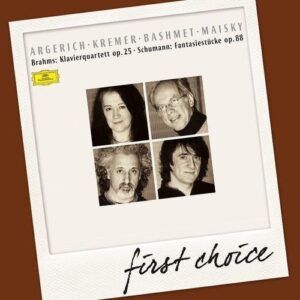 Brahms / Schumann: Piano Quartet No.1,  Op.25 / Fantasies - Argerich / Kremer / Bashmet / Maisky
