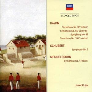 Haydn / Schubert / Mendelssohn - Josef Krips