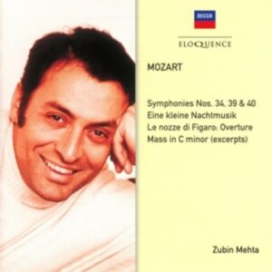 Mozart: Symphonies Nos.34, 39, 40 - Zubin Mehta