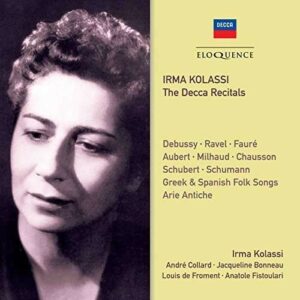 Decca Recitals - Irma Kolassi