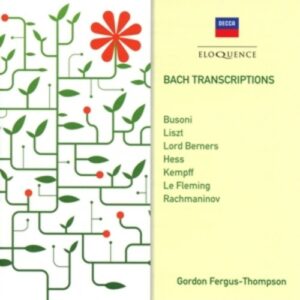 Bach Transcriptions - Gordon Fergus-Thompson