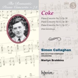 Roger Sacheverell Coke: Piano Concertos Nos. 3, 4 & 5 - Simon Callaghan