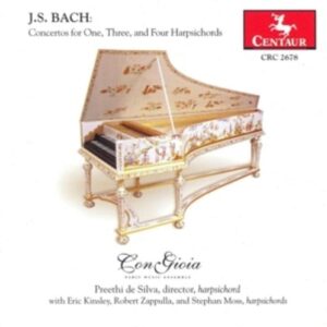 JS Bach: Concertos For One, Three, And Four Harpsichords