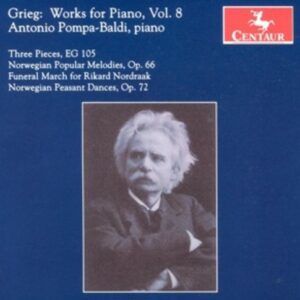 Grieg: Works For Piano, Vol. 8 - Pompa-Baldi
