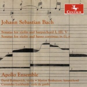 Bach: Sonatas For Violin And Harpsichord - Apollo Ensemble