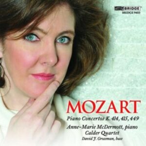 Mozart: Piano Concertos (Chamber Versions) - McDermott / Calder Quartet