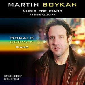 Boykan: Music For Piano - Berman
