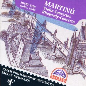 Bohuslav Martinu : Musique de chambre pour violon et alto. Suk, Neumann.