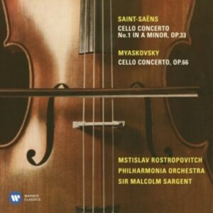 Saint-Saens / Myaskovsky: Cello Concertos - Mstislav Rostropovich