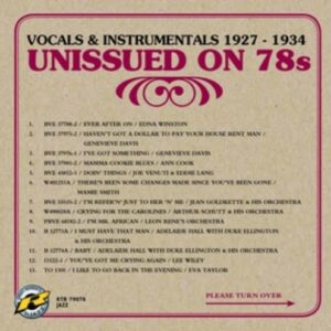 Unissued On 78s: Vocals & Instrumentals 1927-1934
