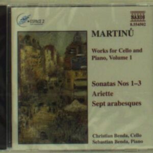 Martinu: Works For Cello&Piano