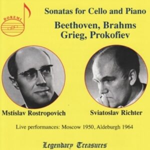 Cello Sonatas - Mstislav Rostropovich & Sviatoslav Richter