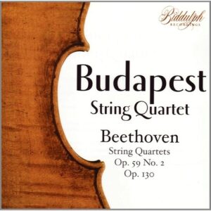 Budapest String Quartet Spielt Beethoven Vol.2