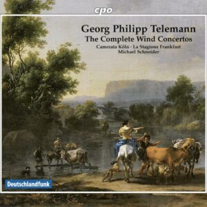 Telemann : Intégrale des concertos pour vents. Schneider.