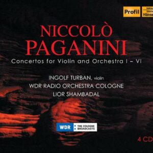 Paganini: Violin Concertos - Lior Shambadal / Wdr Rundfunkorcheste / Shambadal