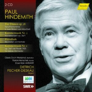 Dietrich Fischer-Dieskau dirige Hindemith. Zoch-Westphal, Henschel.