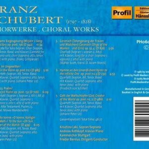 Schubert: Chorwerke - Bernius