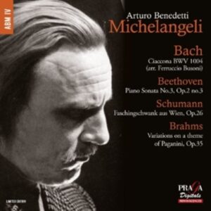 Beethoven, Schumann Bach: Abm Vol. III - Michelangeli