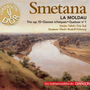 Smetana : La Moldau - Trio, op. 15 - Danses Tchèques - Quatuor n° 1. Firkusny, Trio Suk, Quatuor Vlach, Talich.