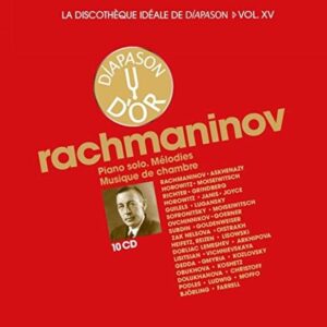 La discothèque idéale de Diapason, vol. 15 / Rachmaninov : Œuvres pour piano seul - Mélodies - Musique de chambre.